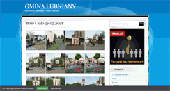 Desktop Screenshot of gminalubniany.pl